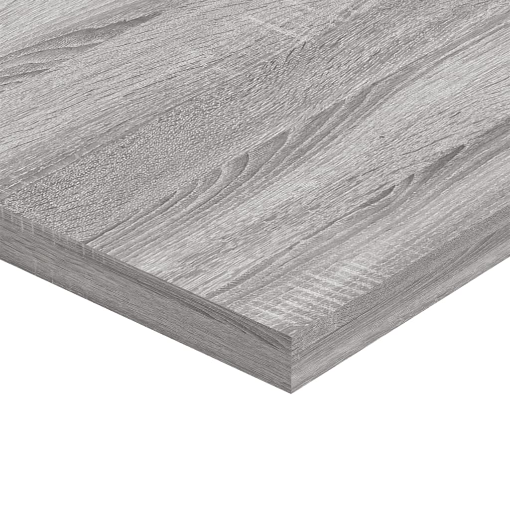 Wall Shelves 4 pcs Grey Sonoma 40x30x1.5 cm Engineered Wood