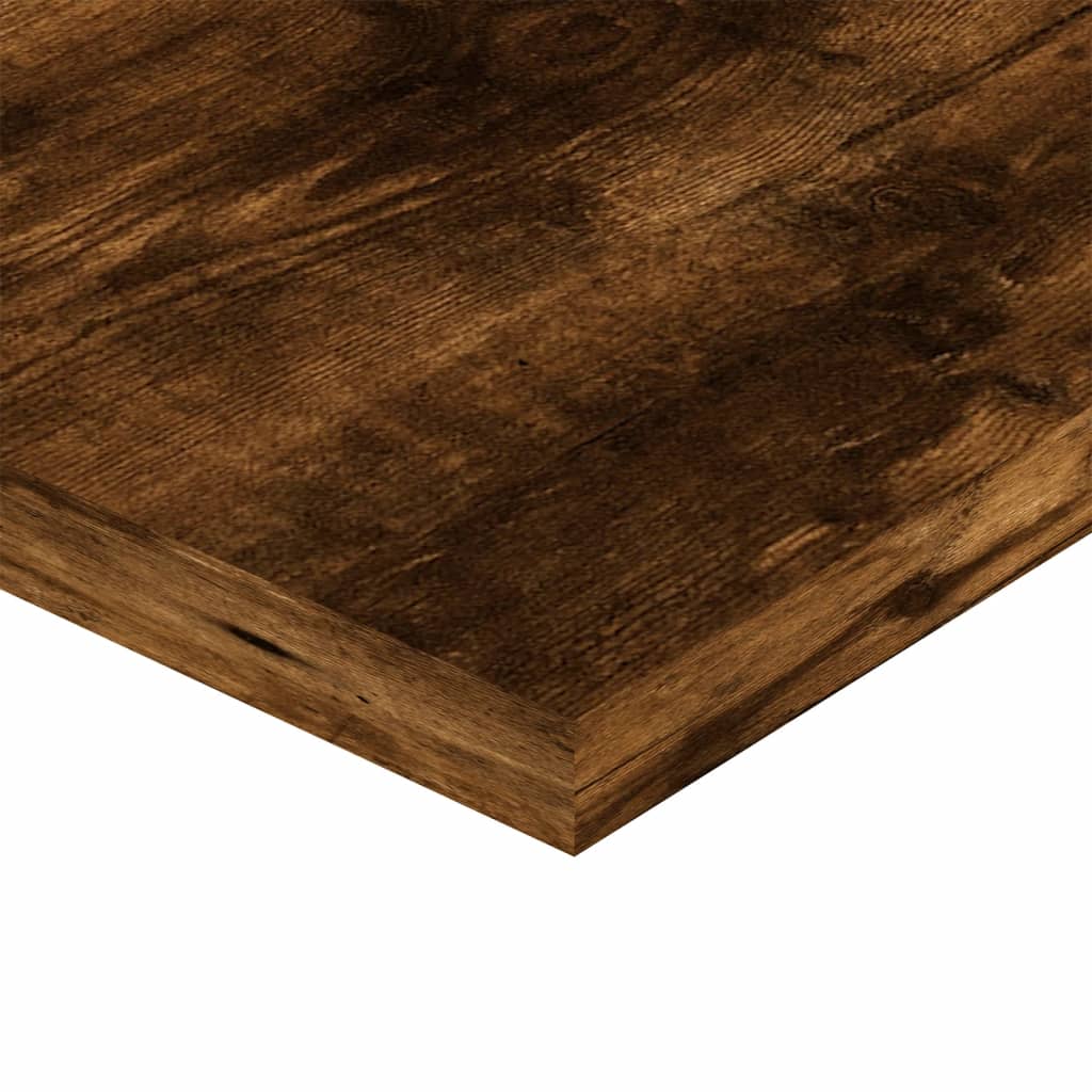 Wall Shelves 4 pcs Smoked Oak 60x20x1.5 cm Engineered Wood