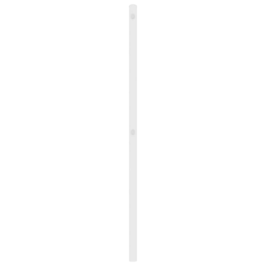 Metal Headboard White 135 cm