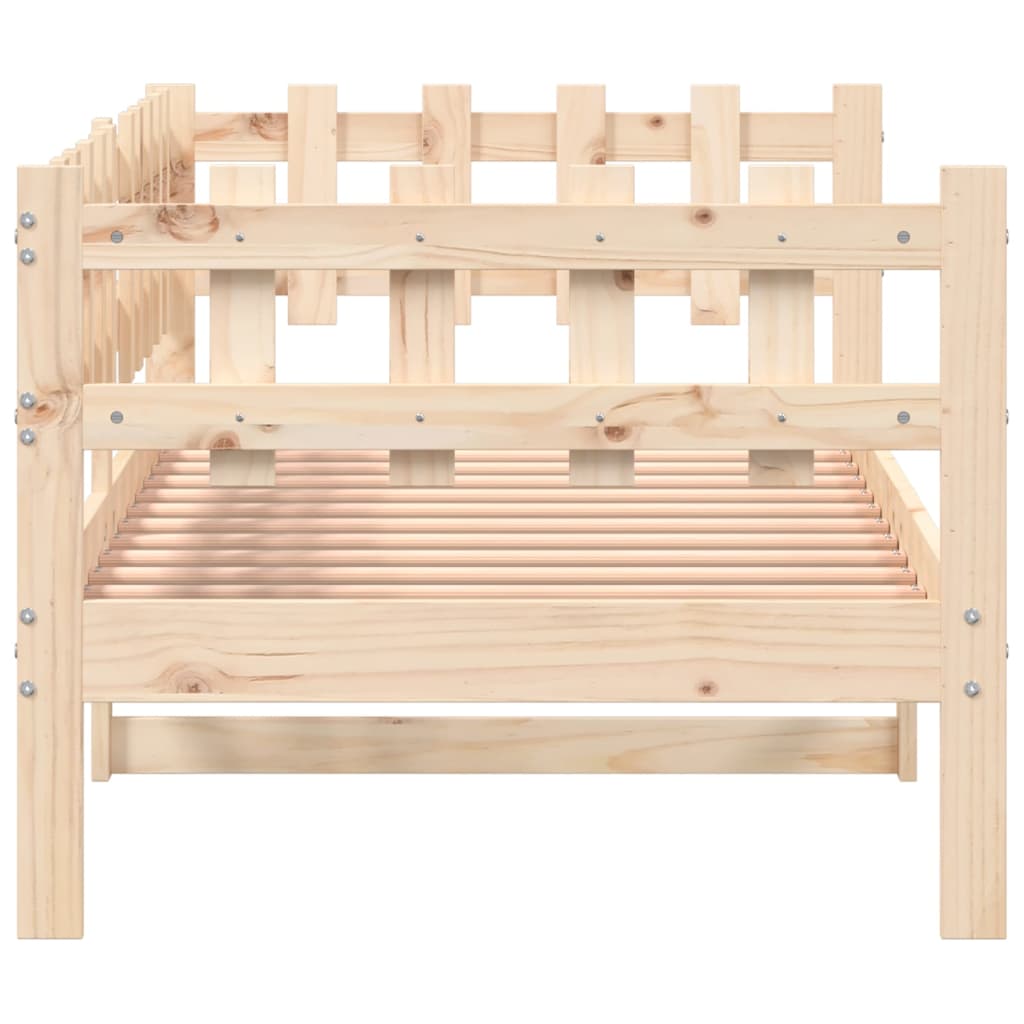 Day Bed without Mattress  80x200 cm Solid Wood Pine