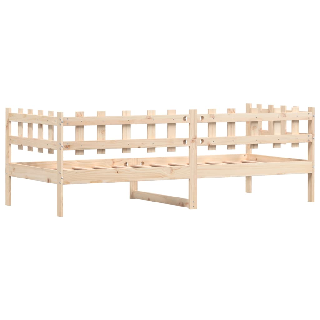 Day Bed without Mattress  80x200 cm Solid Wood Pine
