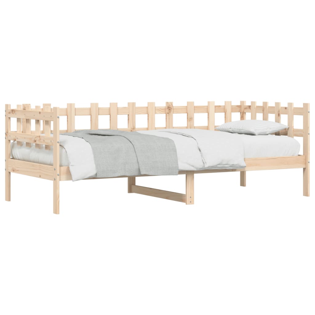 Day Bed without Mattress  90x190 cm Single Solid Wood Pine
