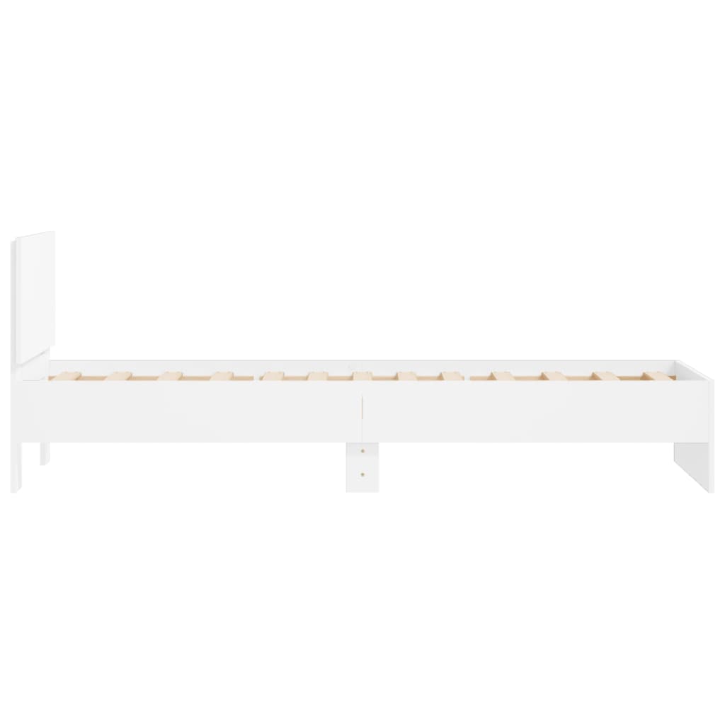 Modern Wooden Single Size 90cm Bed Frame Base With Headboard Wood Beds