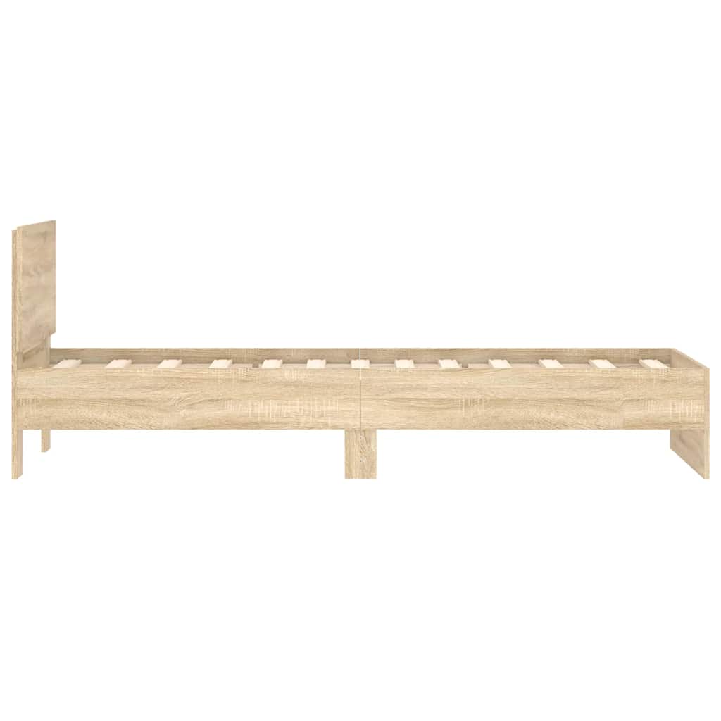 Modern Wooden Single Size 90cm Bed Frame Base With Headboard Wood Beds