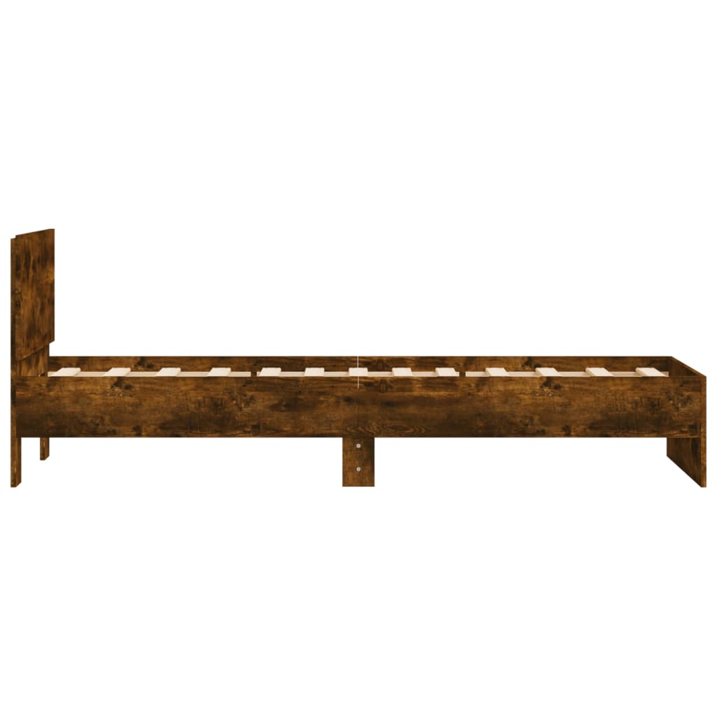 Modern Wooden Single Size 90cm Bed Frame Base With Headboard Wood Beds