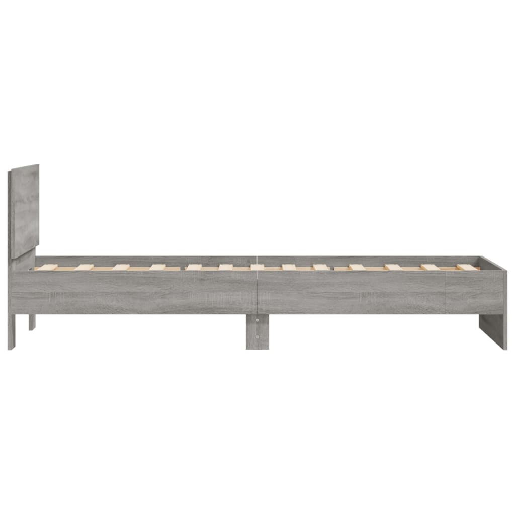 Modern Wooden Single Size 90cm Bed Frame Base With Headboard Wood Beds