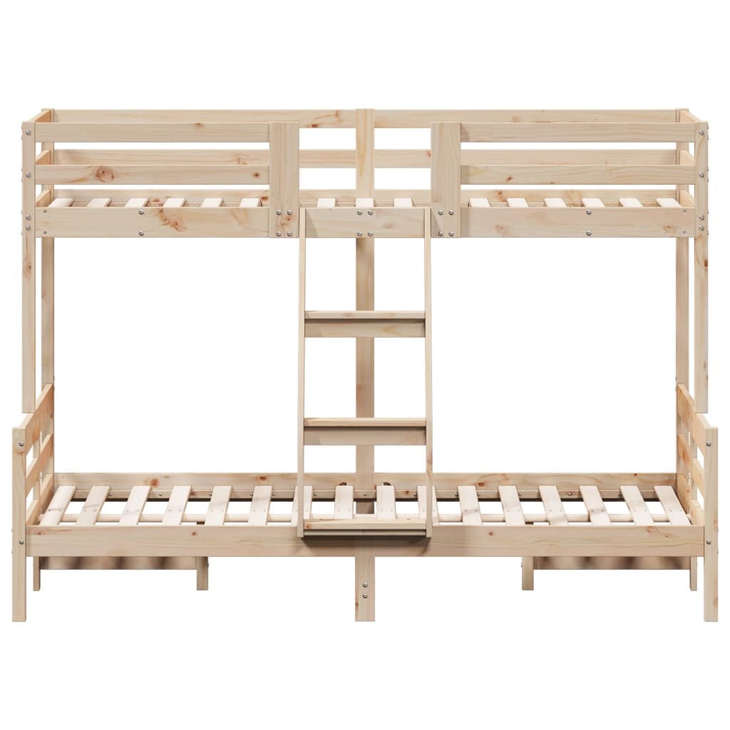 Bunk Bed without Mattress 90x200/120x200 cm Solid Wood