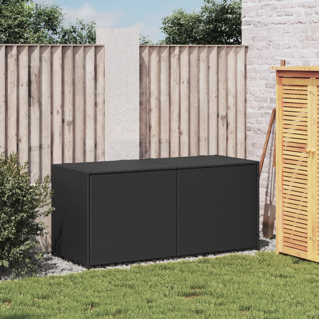 Outdoor Patio Poly Rattan 238L Garden Storage Box Cushion Boxes Cabinet Unit