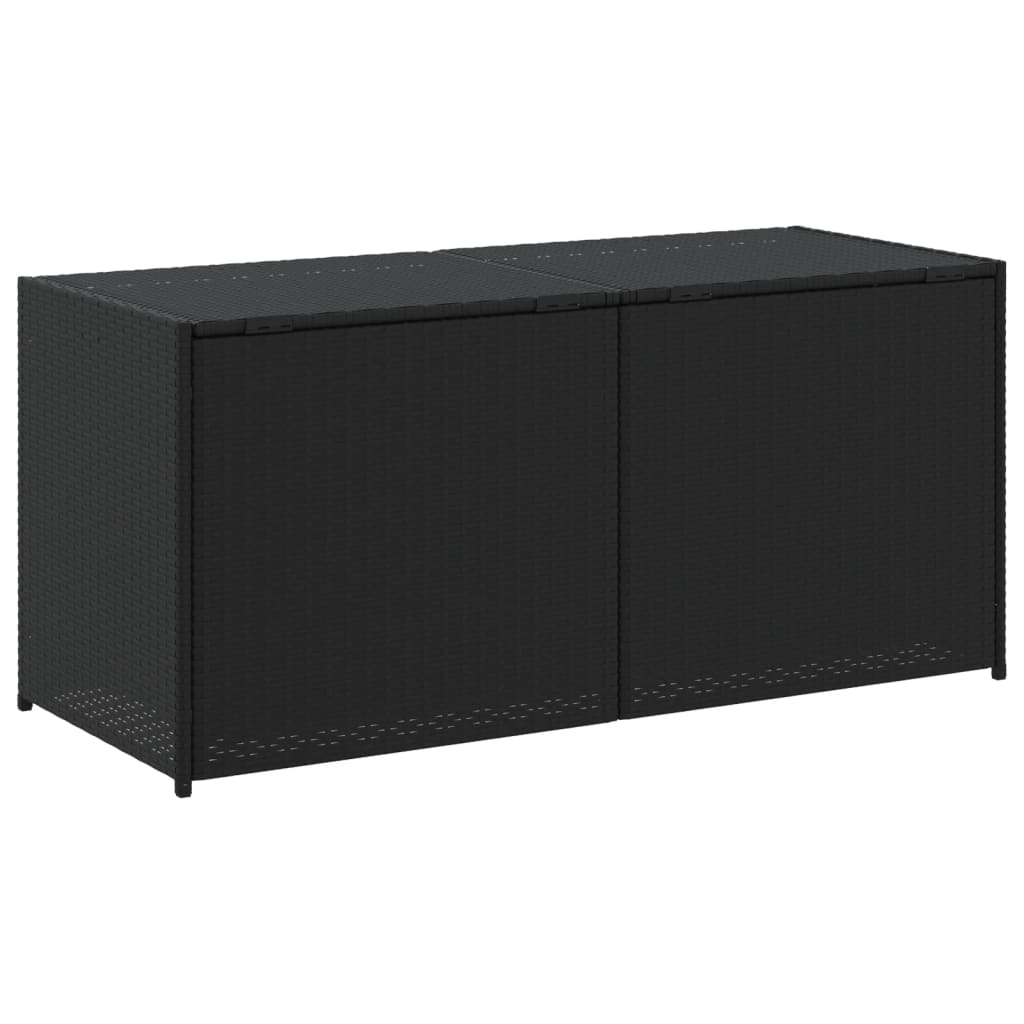 Outdoor Patio Poly Rattan 238L Garden Storage Box Cushion Boxes Cabinet Unit