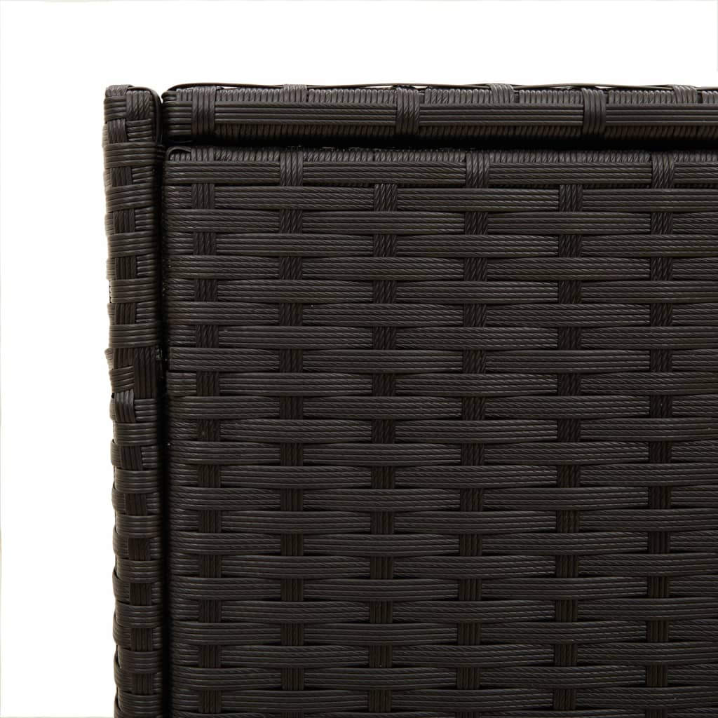 Outdoor Patio Poly Rattan 238L Garden Storage Box Cushion Boxes Cabinet Unit