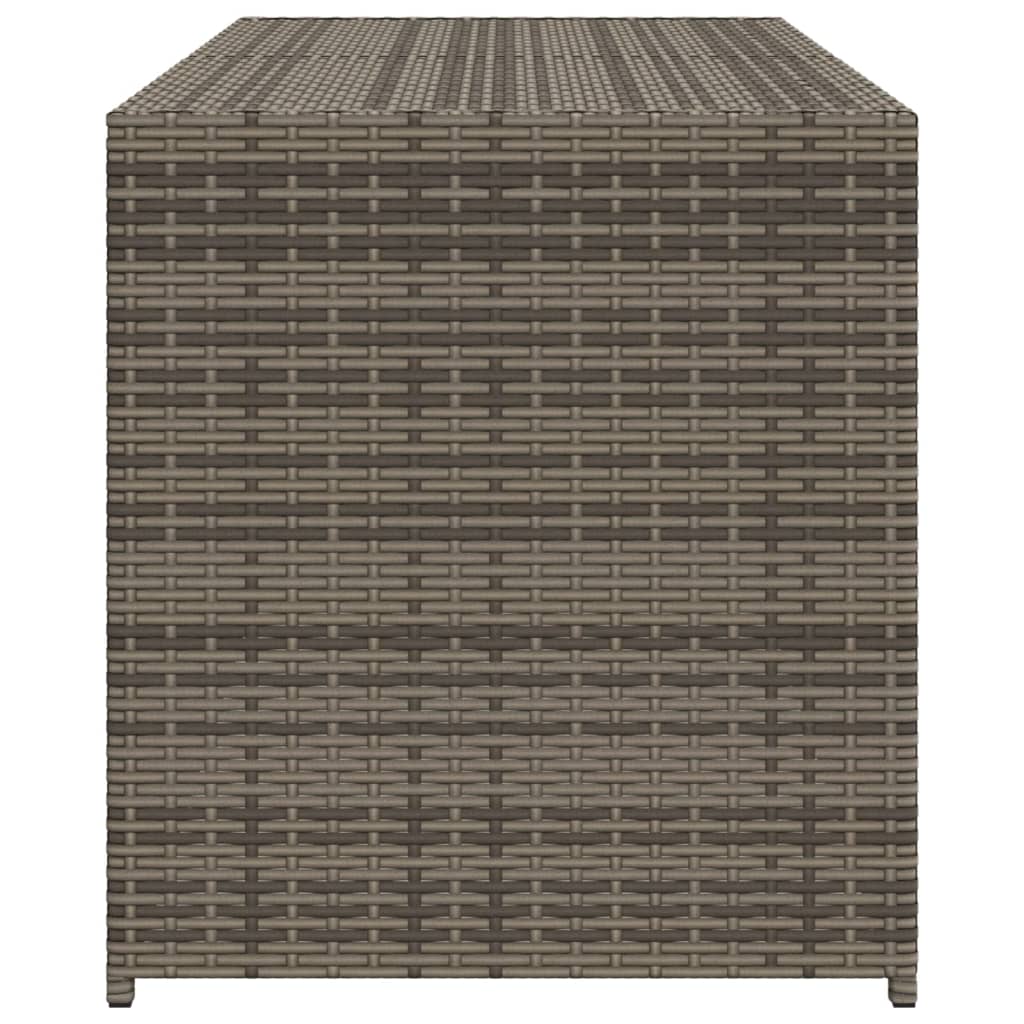 Outdoor Patio Poly Rattan 238L Garden Storage Box Cushion Boxes Cabinet Unit
