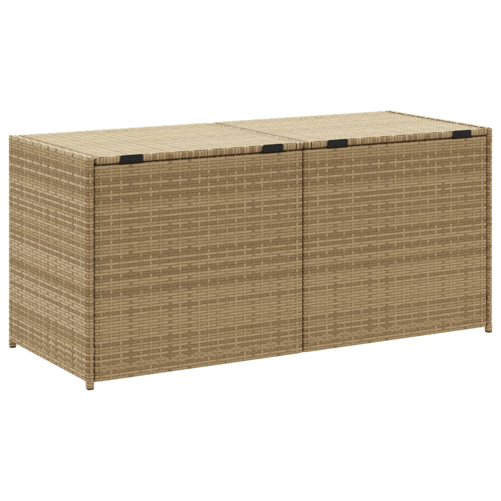 Outdoor Patio Poly Rattan 238L Garden Storage Box Cushion Boxes Cabinet Unit