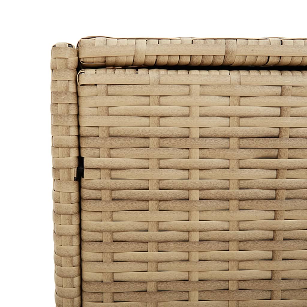 Outdoor Patio Poly Rattan 238L Garden Storage Box Cushion Boxes Cabinet Unit