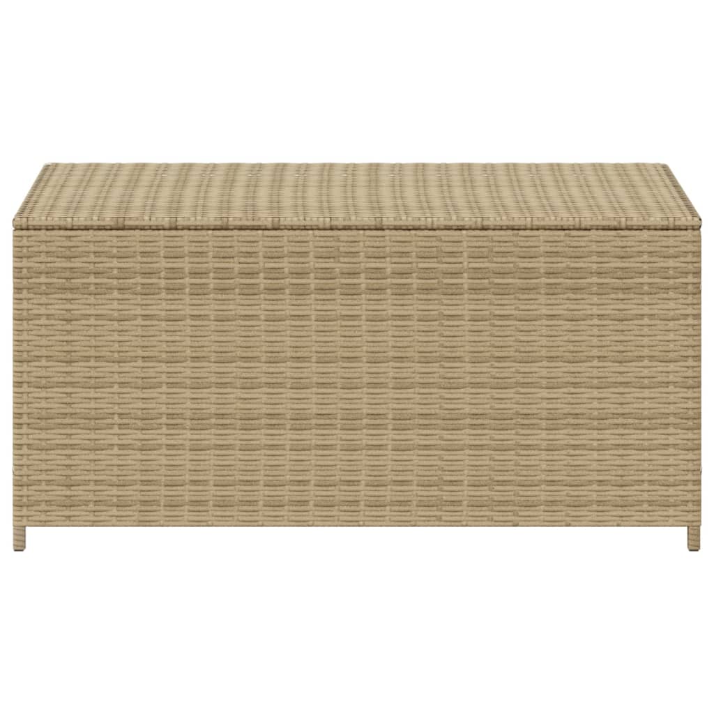 Outdoor Patio Poly Rattan 190L Garden Storage Box Cushion Boxes Cabinet Unit