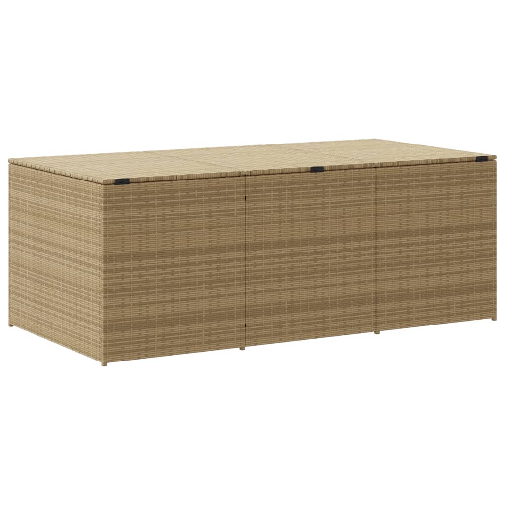 Outdoor Patio Poly Rattan Large Garden Storage Box Cushion Boxes Cabinet Unit