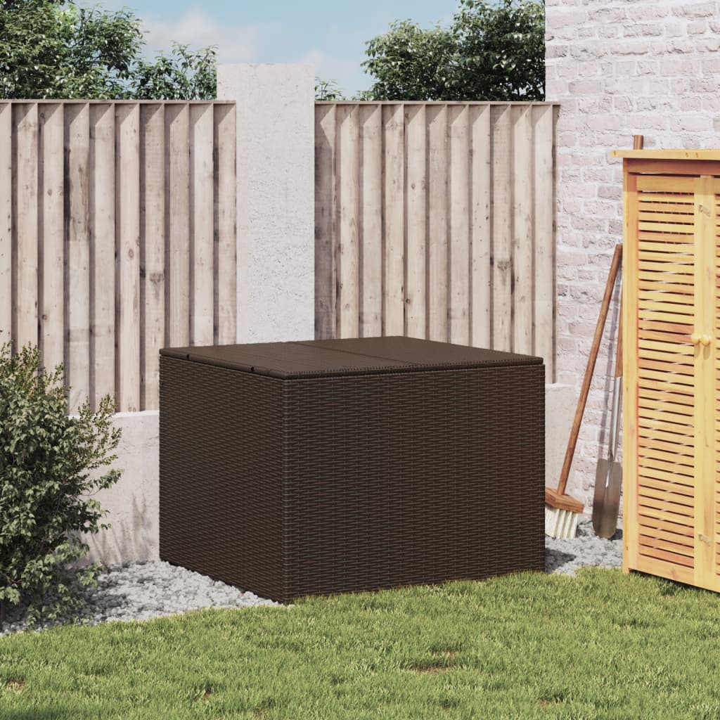 Outdoor Patio Poly Rattan Garden Storage Box Cushion Boxes Cabinet Unit Trunk