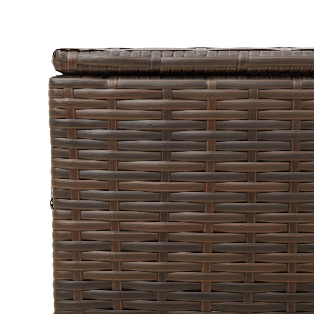 Outdoor Patio Poly Rattan Garden Storage Box Cushion Boxes Cabinet Unit Trunk
