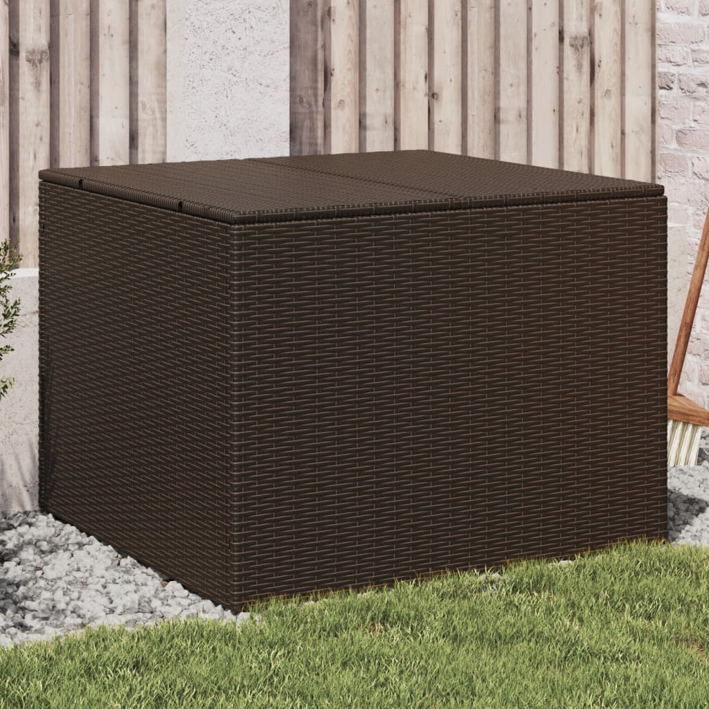 Outdoor Patio Poly Rattan Garden Storage Box Cushion Boxes Cabinet Unit Trunk