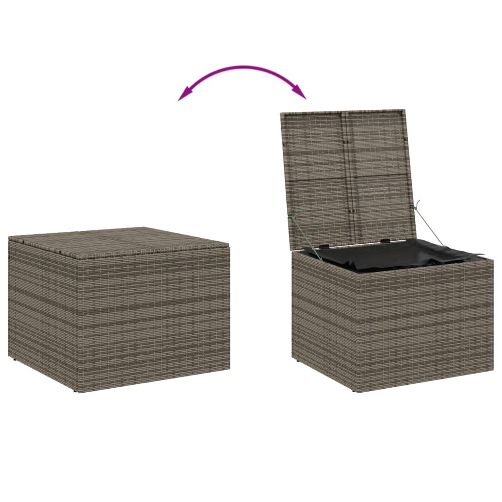 Outdoor Patio Poly Rattan Garden Storage Box Cushion Boxes Cabinet Unit Trunk