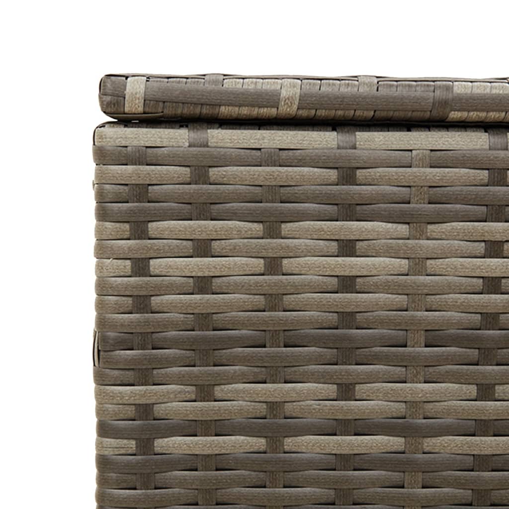 Outdoor Patio Poly Rattan Garden Storage Box Cushion Boxes Cabinet Unit Trunk