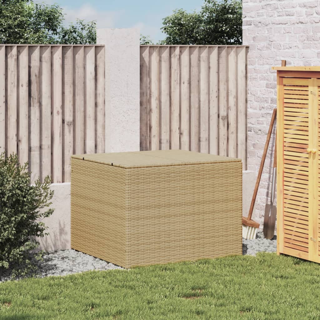 Outdoor Patio Poly Rattan Garden Storage Box Cushion Boxes Cabinet Unit Trunk