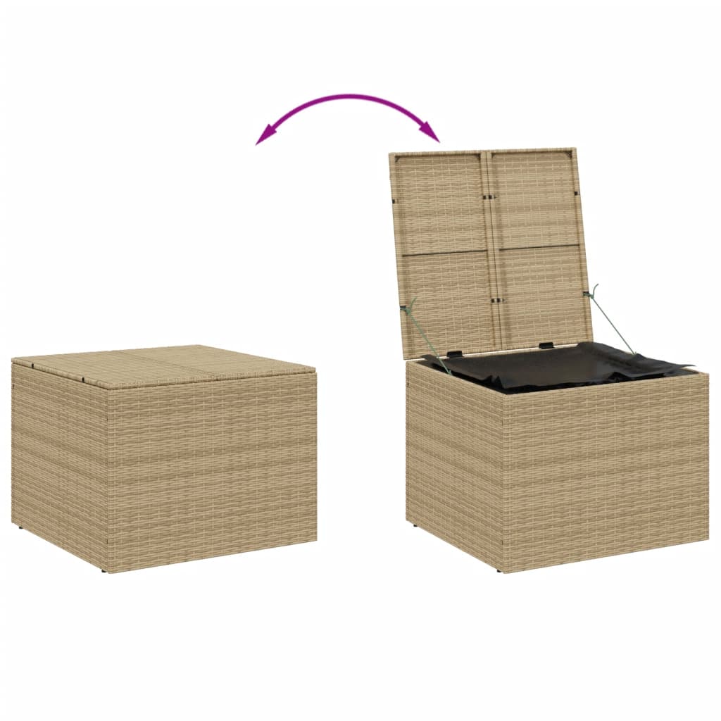 Outdoor Patio Poly Rattan Garden Storage Box Cushion Boxes Cabinet Unit Trunk