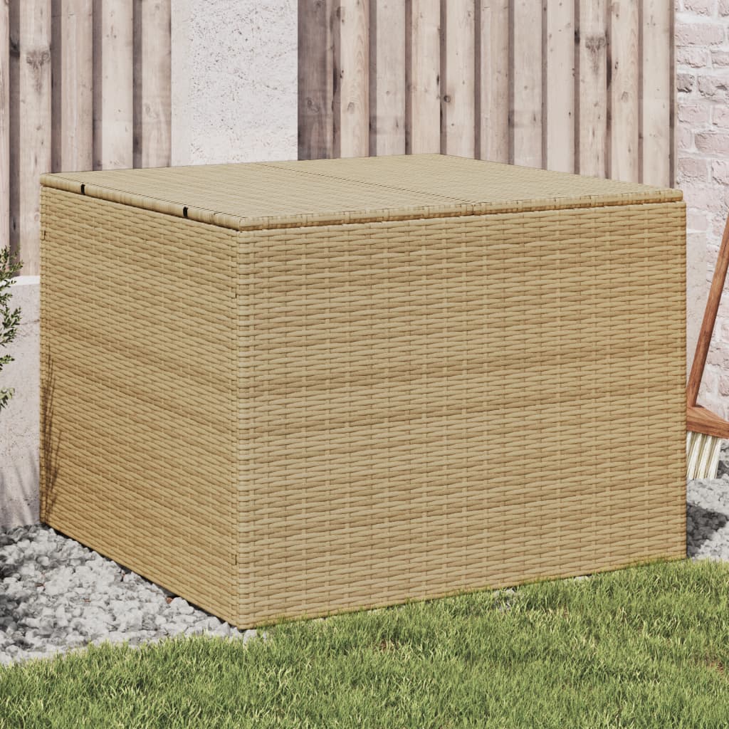 Outdoor Patio Poly Rattan Garden Storage Box Cushion Boxes Cabinet Unit Trunk