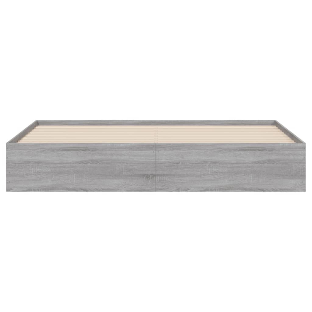 Modern Wooden Emperor Size 2m Bed Frame Base With Storage Drawers