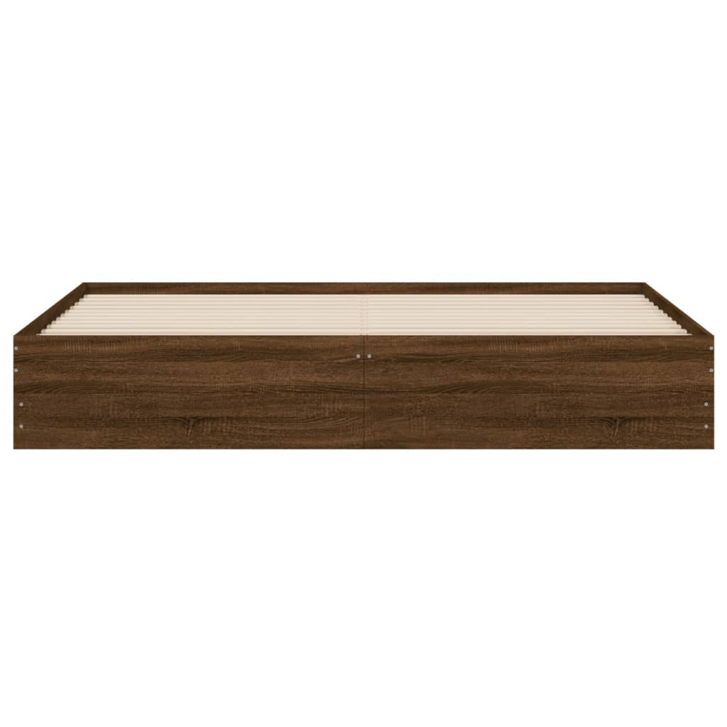 Modern Wooden Emperor Size 2m Bed Frame Base With Storage Drawers