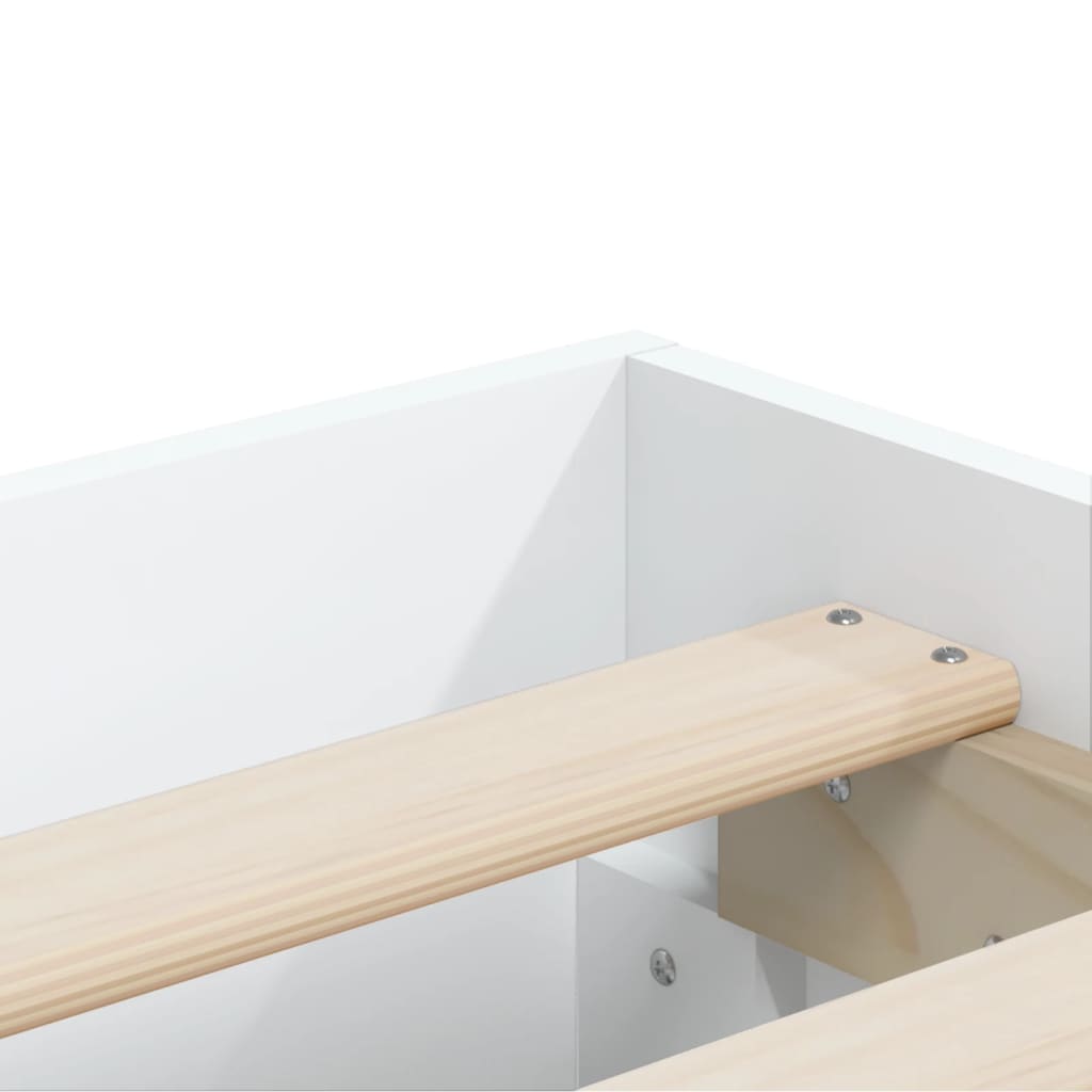 Modern Wooden Queen Size 160cm Bed Frame Base With Storage Drawers