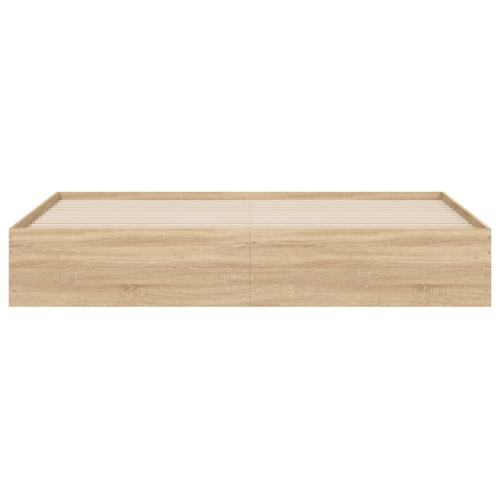 Modern Wooden Queen Size 160cm Bed Frame Base With Storage Drawers