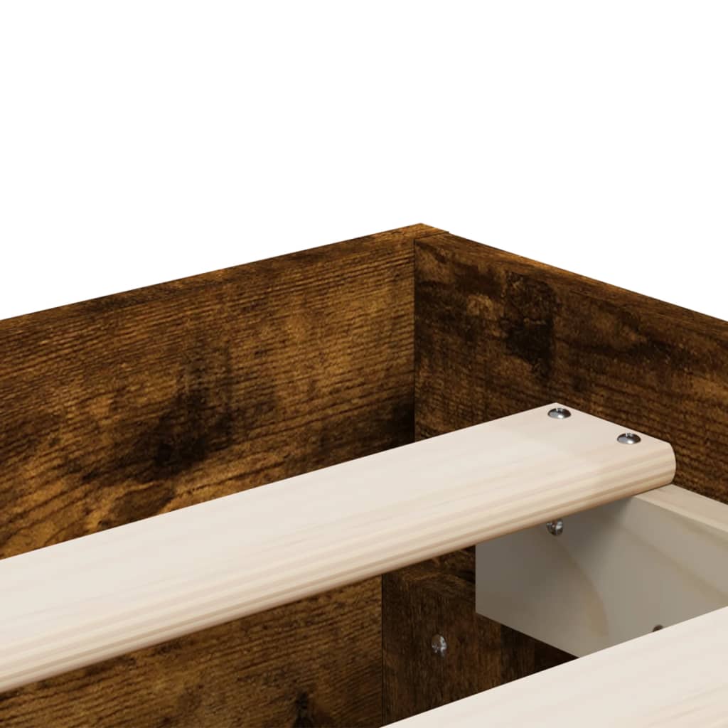 Modern Wooden Queen Size 160cm Bed Frame Base With Storage Drawers