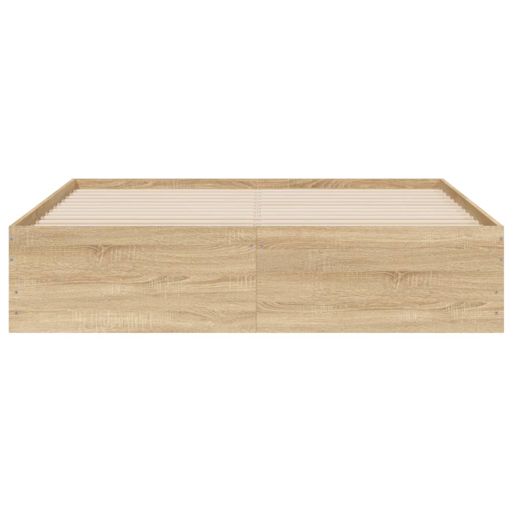 Modern Wooden King Size 150cm Bed Frame Base With Storage Drawers
