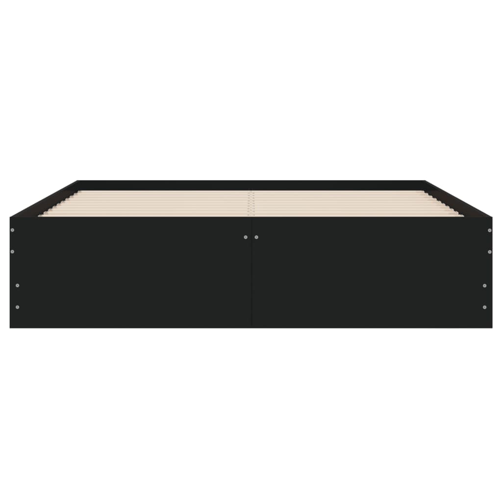 Modern Wooden Double Size 135cm Bed Frame Base With Storage Drawers