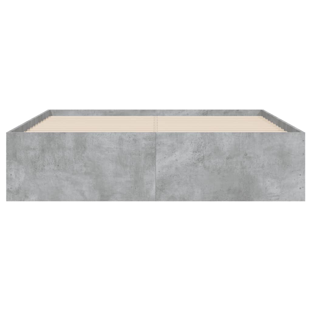 Modern Wooden Double Size 135cm Bed Frame Base With Storage Drawers