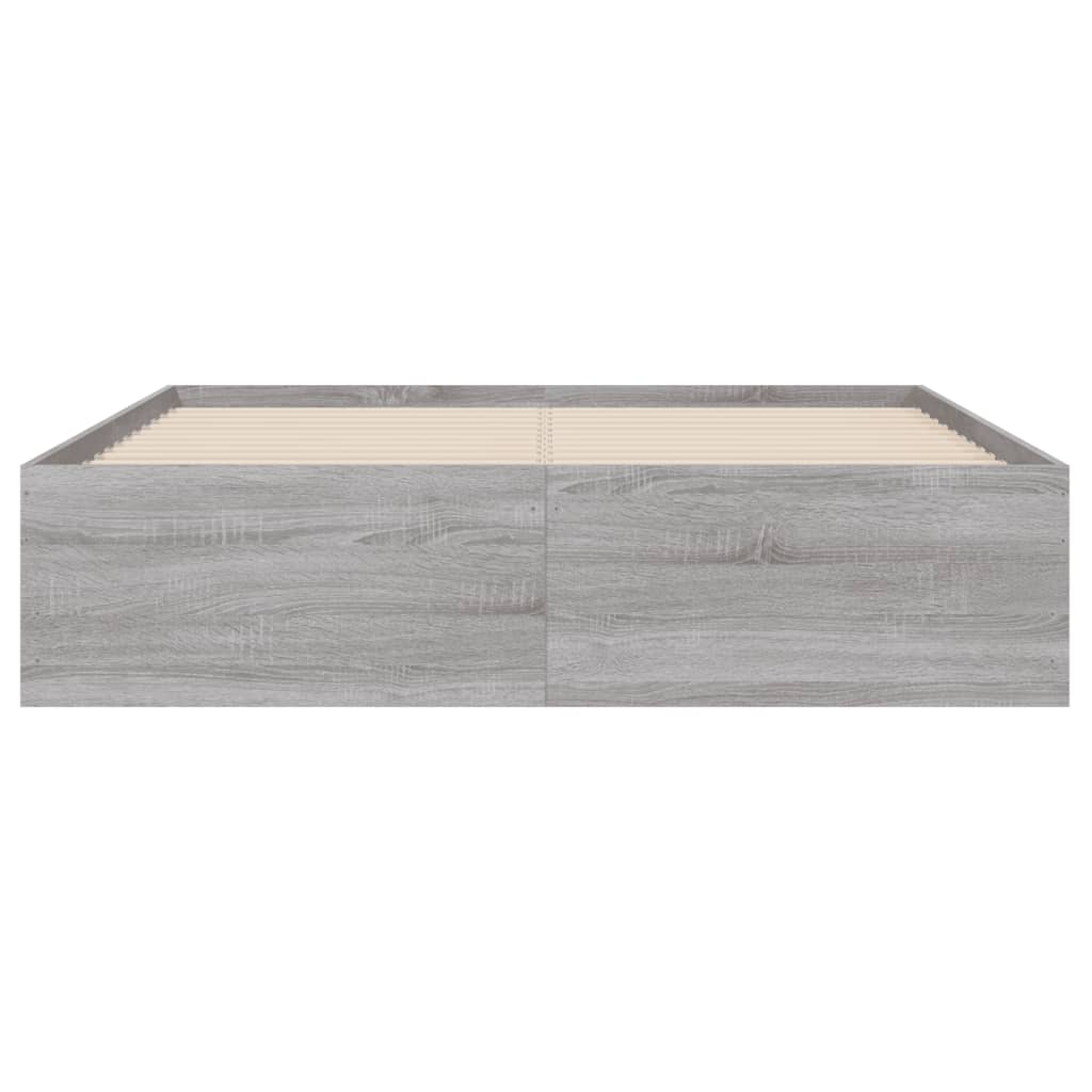 Modern Wooden Double Size 135cm Bed Frame Base With Storage Drawers