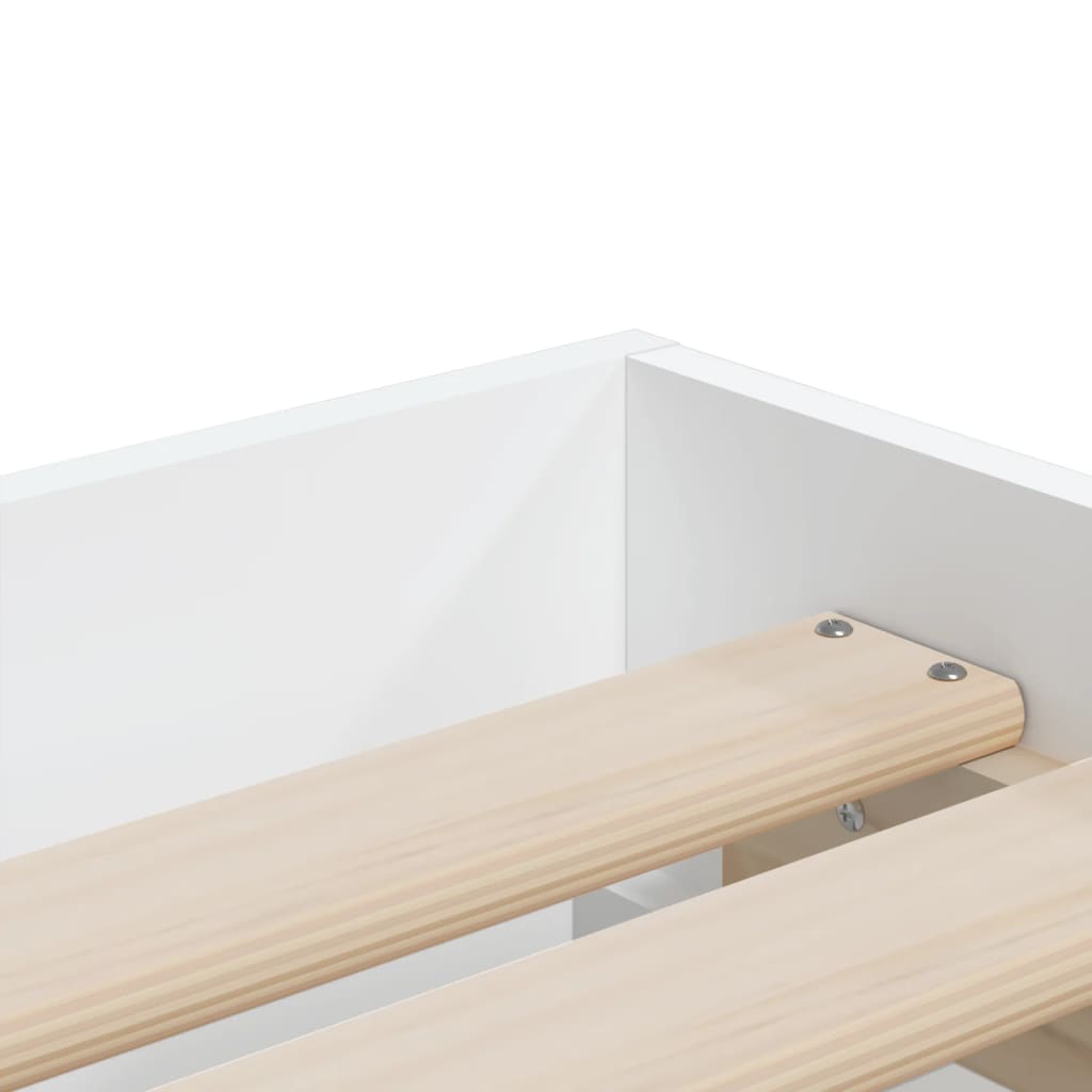 Modern Wooden Single Size 90cm Bed Frame Base With Storage Drawers