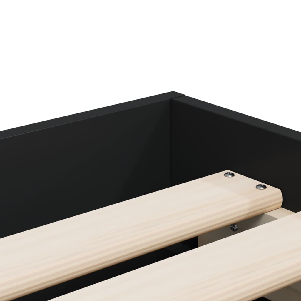 Modern Wooden Single Size 90cm Bed Frame Base With Storage Drawers