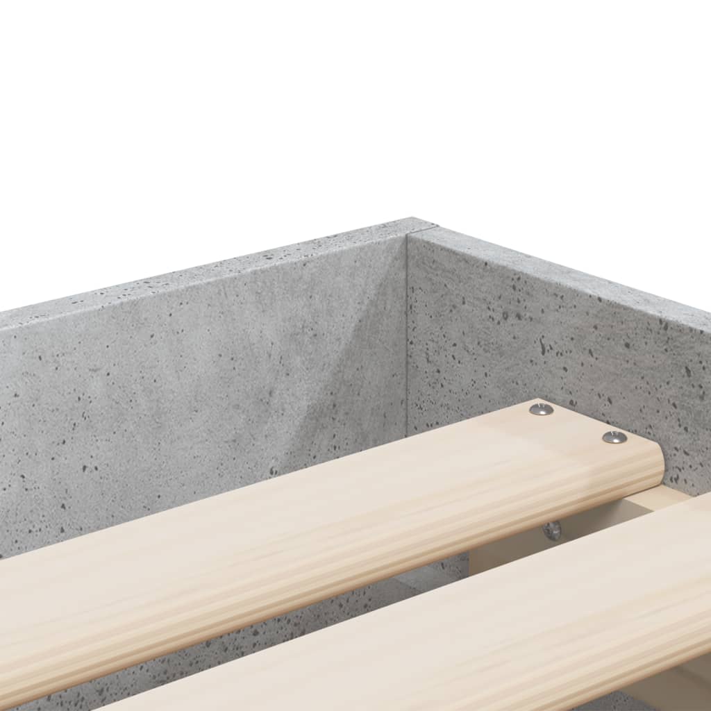 Modern Wooden Single Size 90cm Bed Frame Base With Storage Drawers