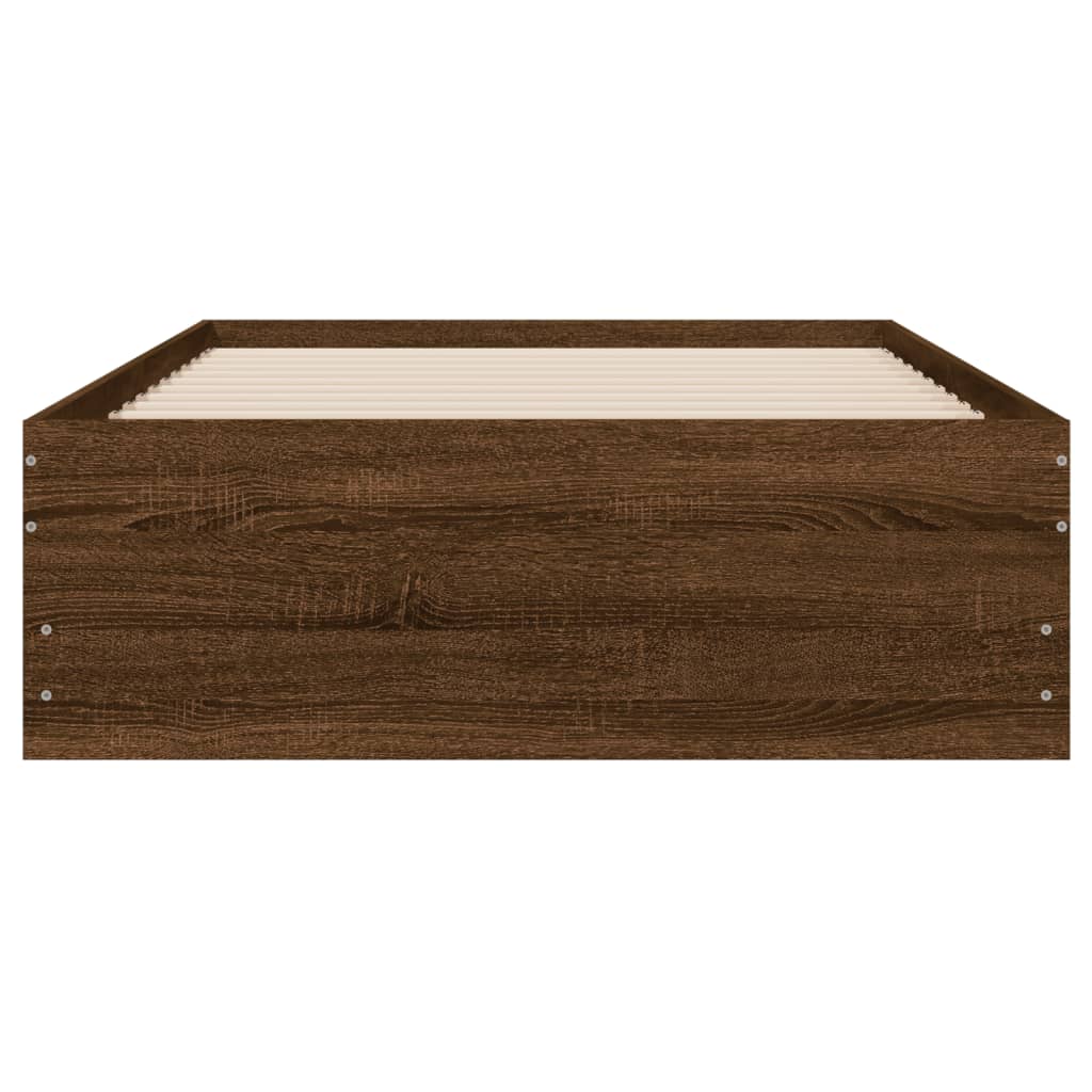 Modern Wooden Single Size 90cm Bed Frame Base With Storage Drawers