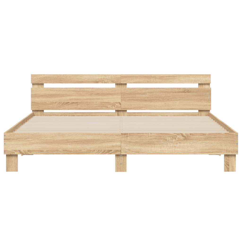 Modern Wooden Super King Size 1.8m Bed Frame Base With Headboard Wood Beds