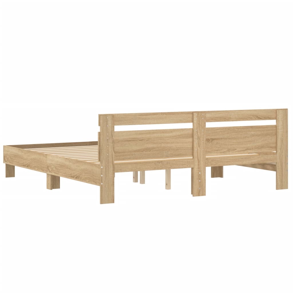 Modern Wooden Super King Size 1.8m Bed Frame Base With Headboard Wood Beds