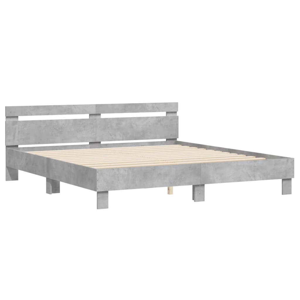 Modern Wooden Super King Size 1.8m Bed Frame Base With Headboard Wood Beds