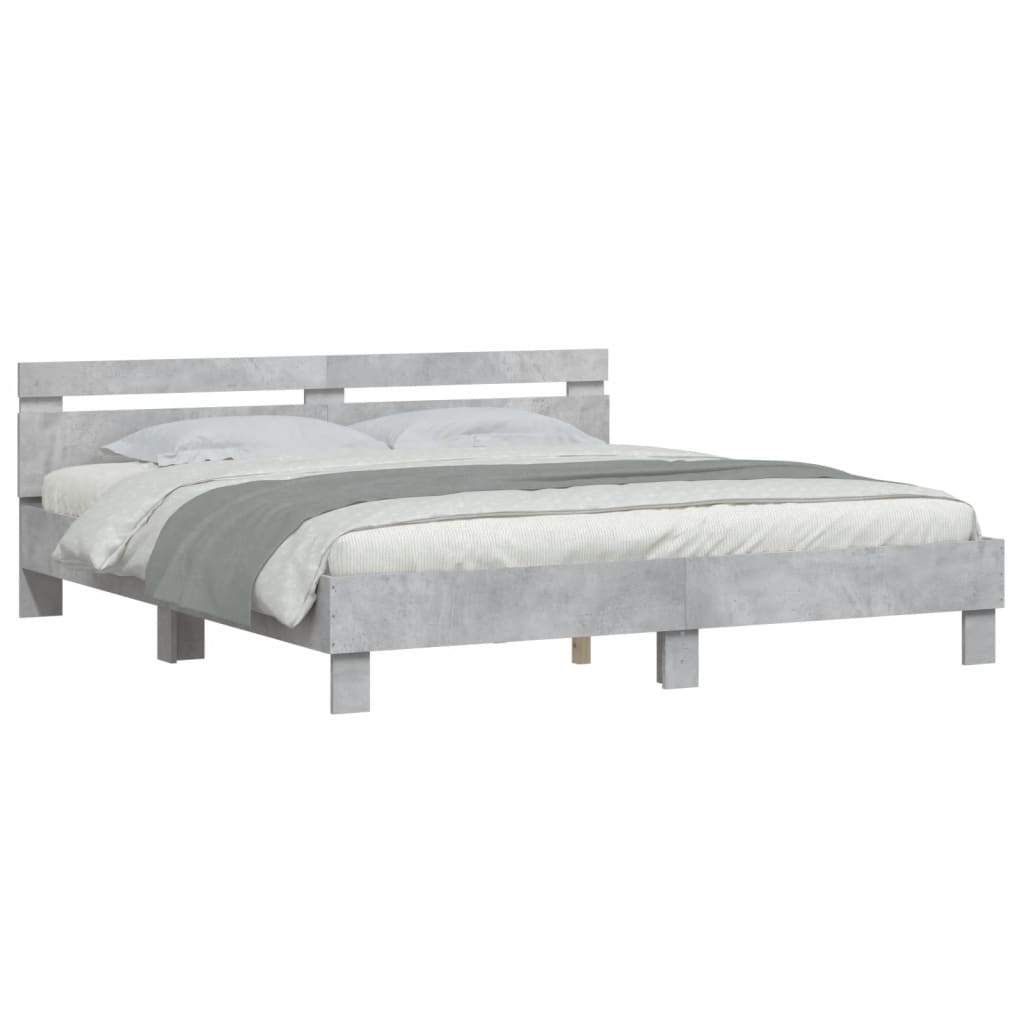 Modern Wooden Super King Size 1.8m Bed Frame Base With Headboard Wood Beds