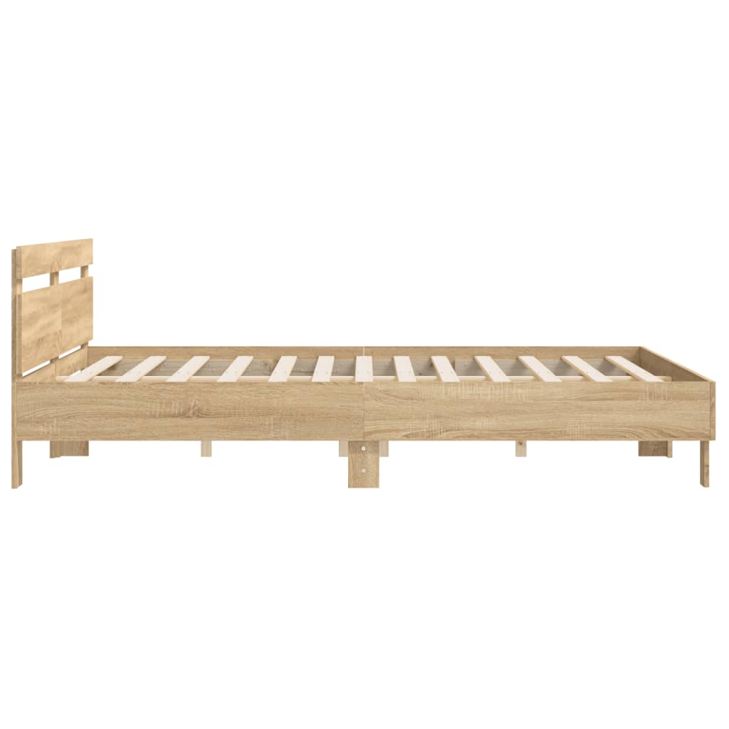Modern Wooden Queen Size 1.6m Bed Frame Base With Headboard Wood Beds