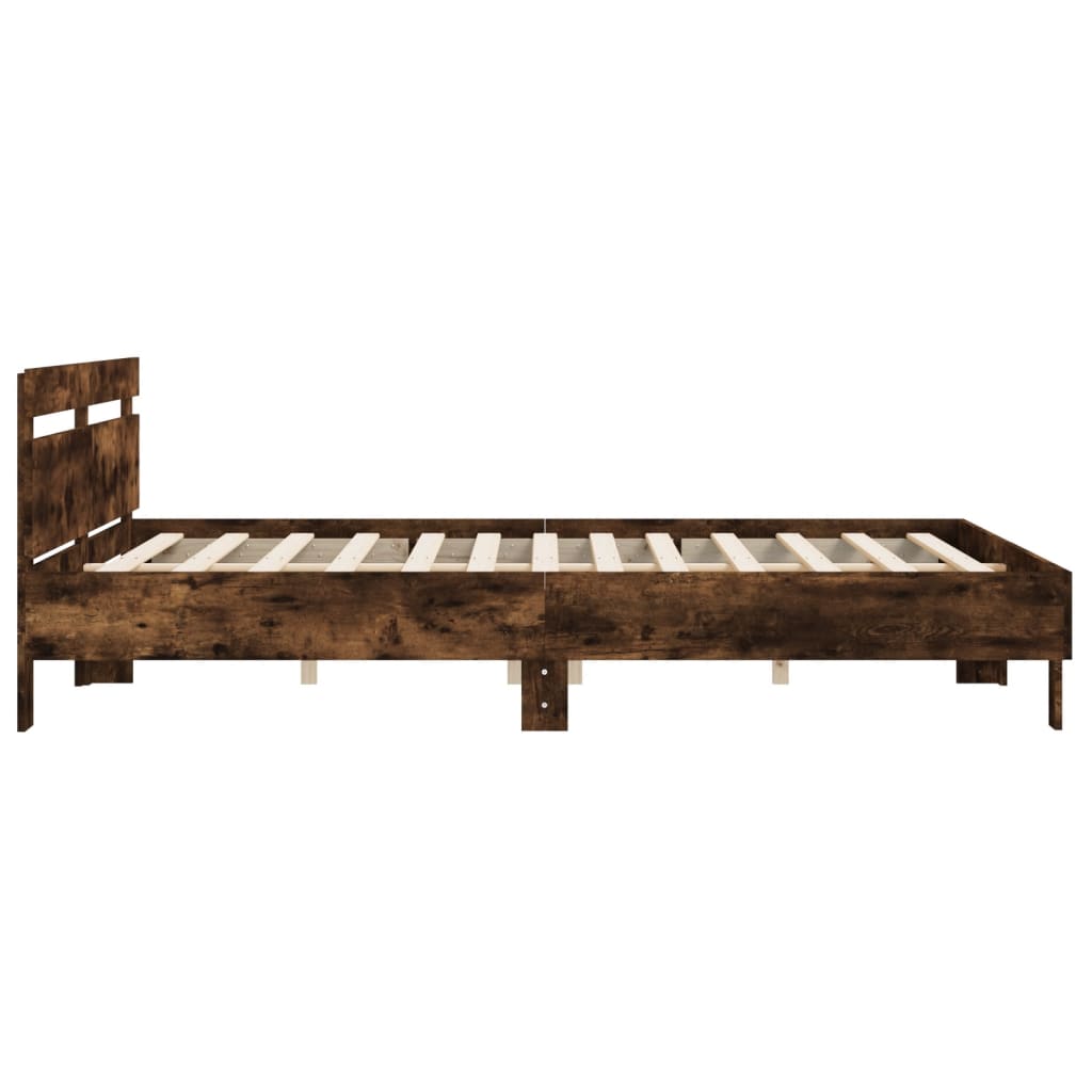 Modern Wooden Queen Size 1.6m Bed Frame Base With Headboard Wood Beds