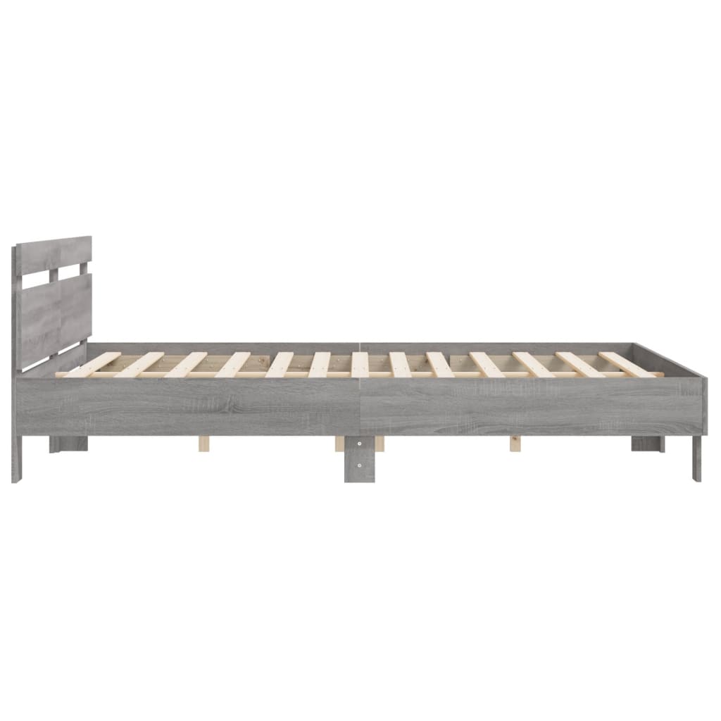 Modern Wooden Queen Size 1.6m Bed Frame Base With Headboard Wood Beds