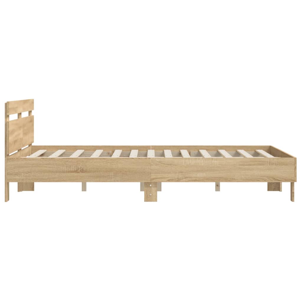 Modern Wooden King Size 1.5m Bed Frame Base With Headboard Wood Beds Solid