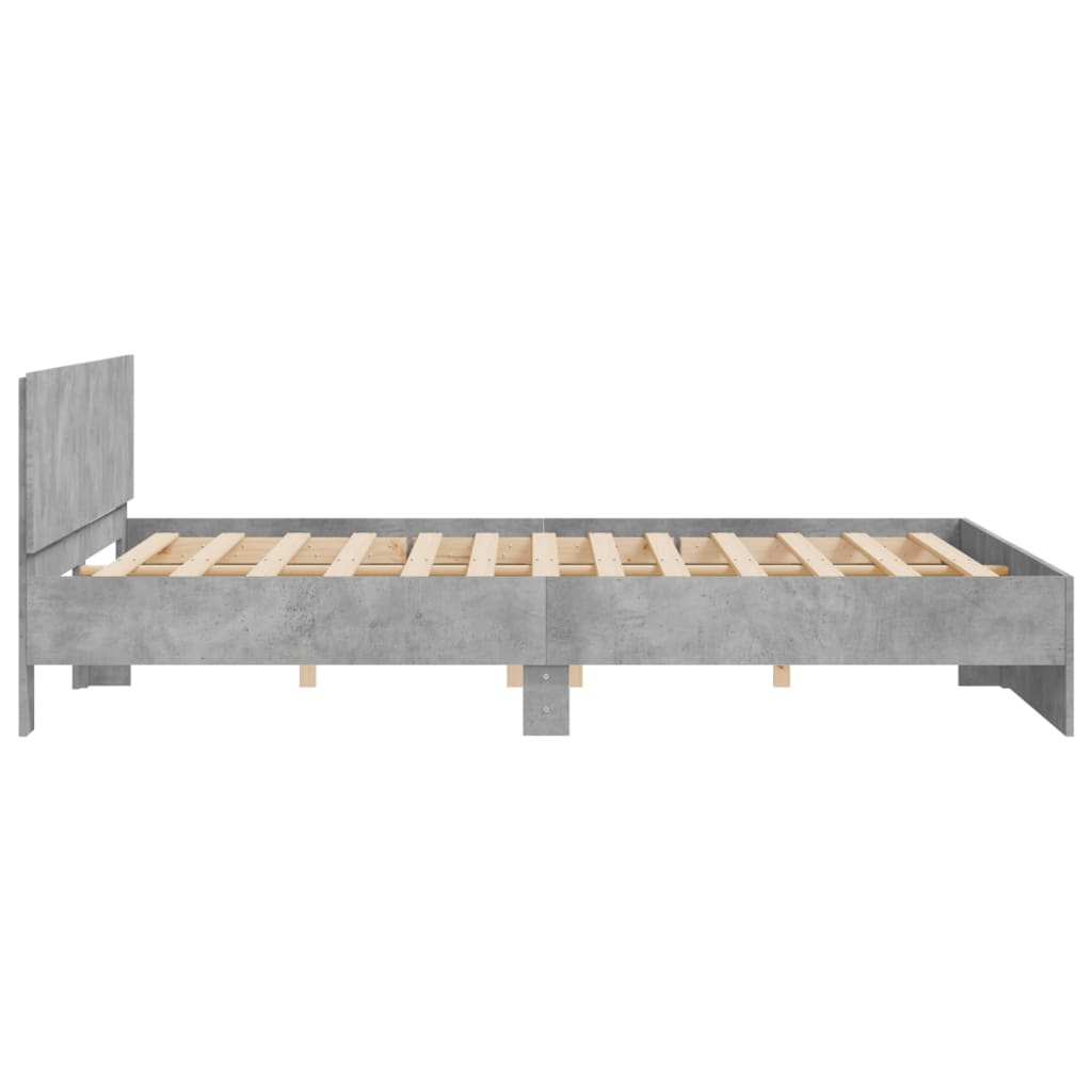 Modern Wooden Emperor Size 2m Bed Frame Base With Headboard Wood Beds