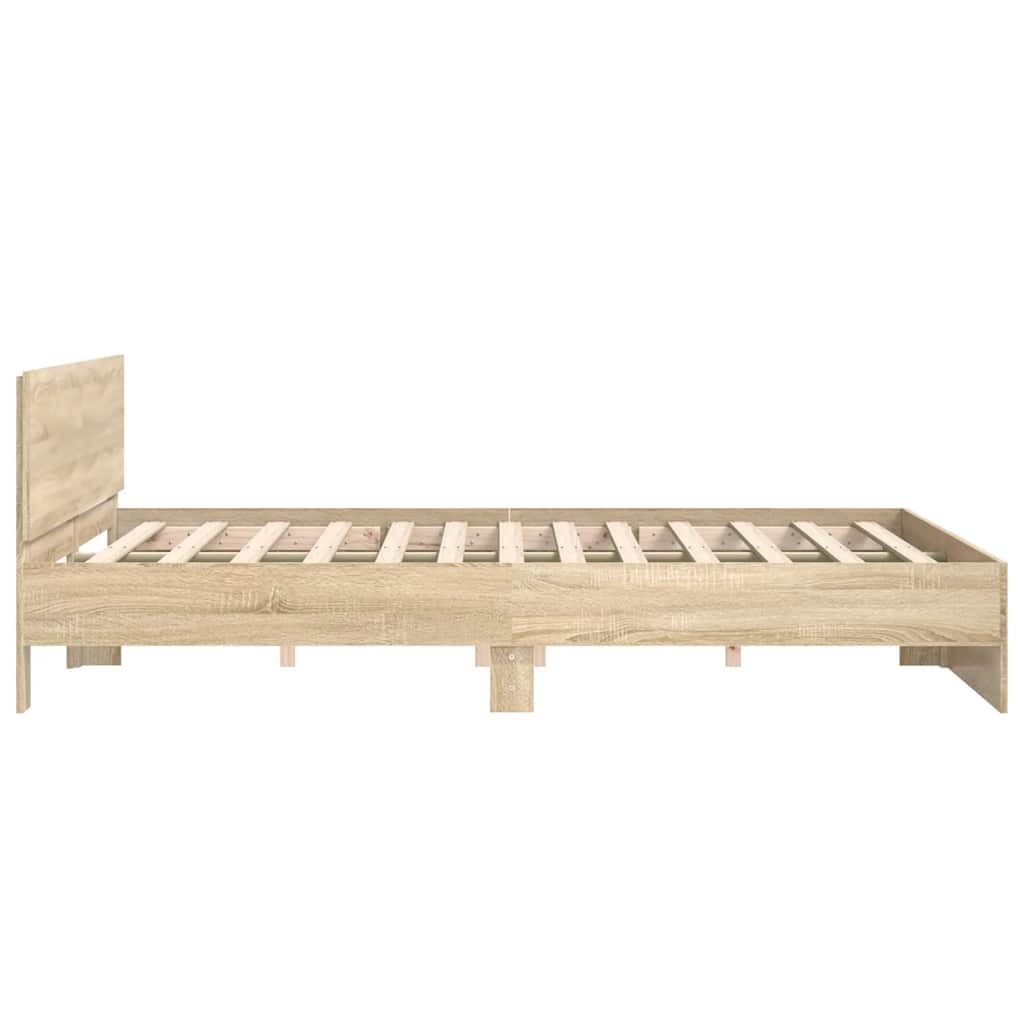 Modern Wooden Super King Size 1.8m Bed Frame Base With Headboard Wood Beds